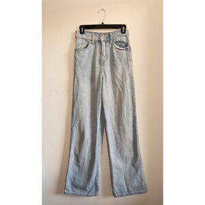 Light Wash Straight Leg Jeans
